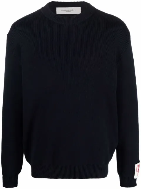 Golden Goose ribbed-knit crew-neck jumper