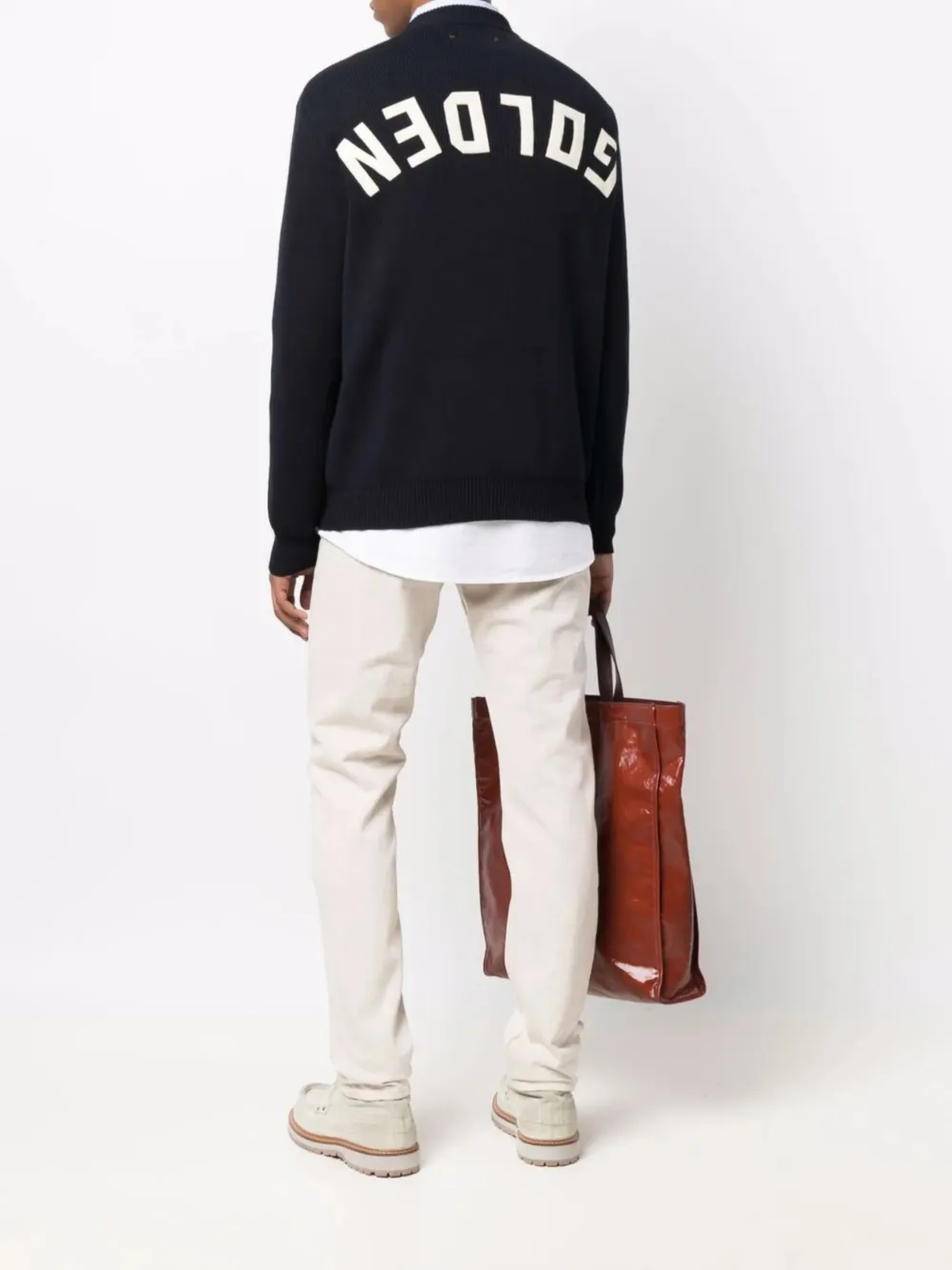 Golden Goose ribbed-knit crew-neck jumper | Knitted Sweaters | Image 2