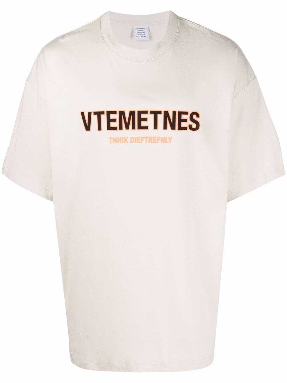 VETEMENTS logo-printed T-shirt - Farfetch