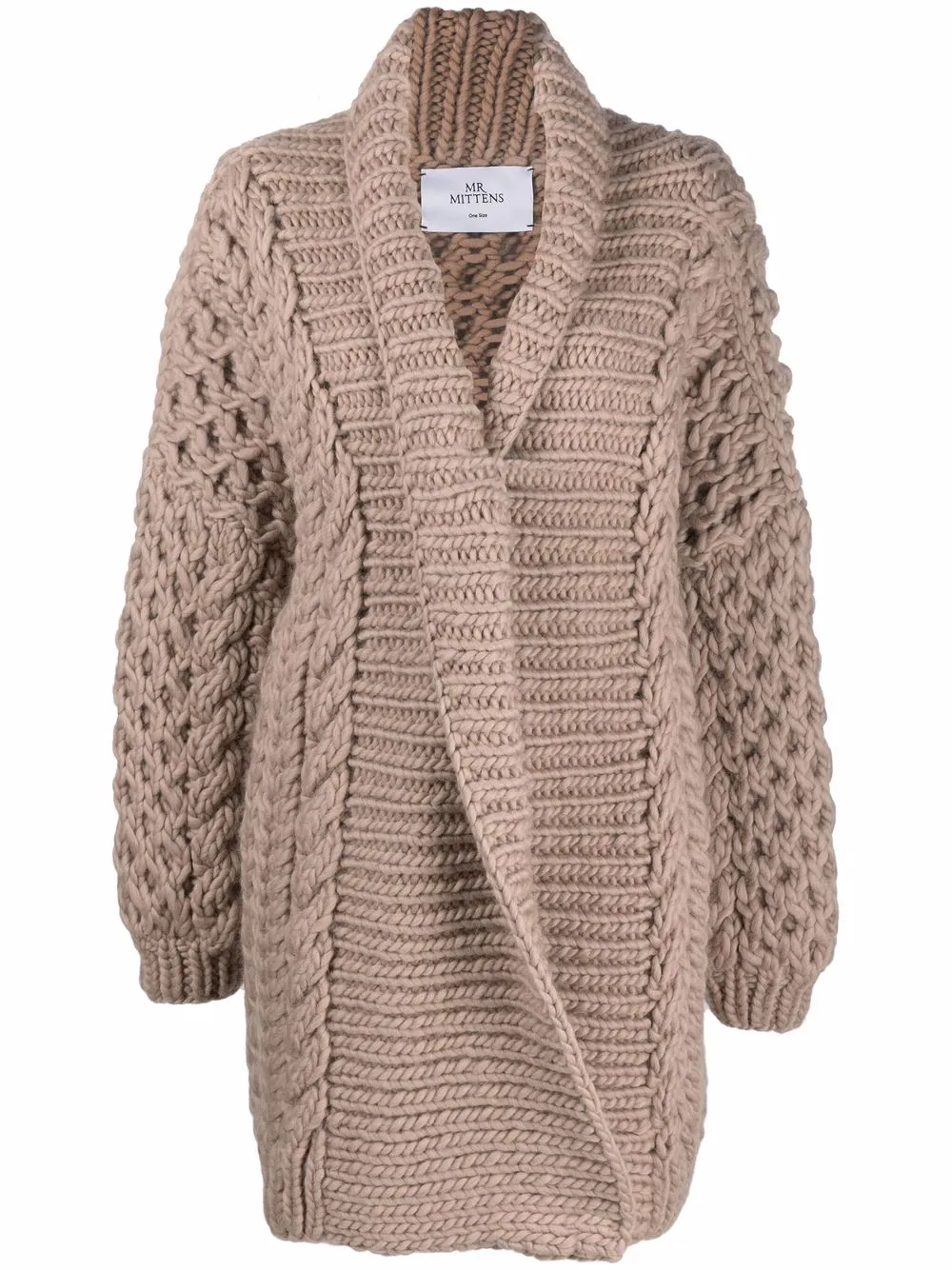 I Love Mr Mittens кардиган крупной вязки