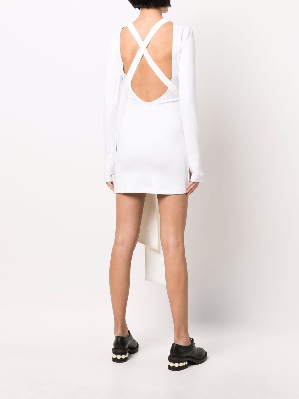 фото Atu body couture платье с длинными рукавами и завязками