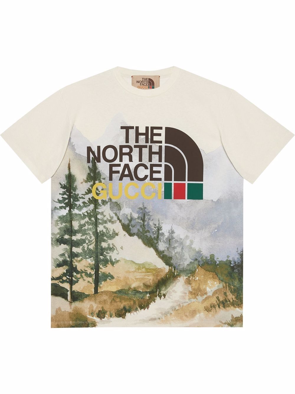 THE NORTH FACE X GUCCI Short Sleeve T-shirt S Auth Men New Unused