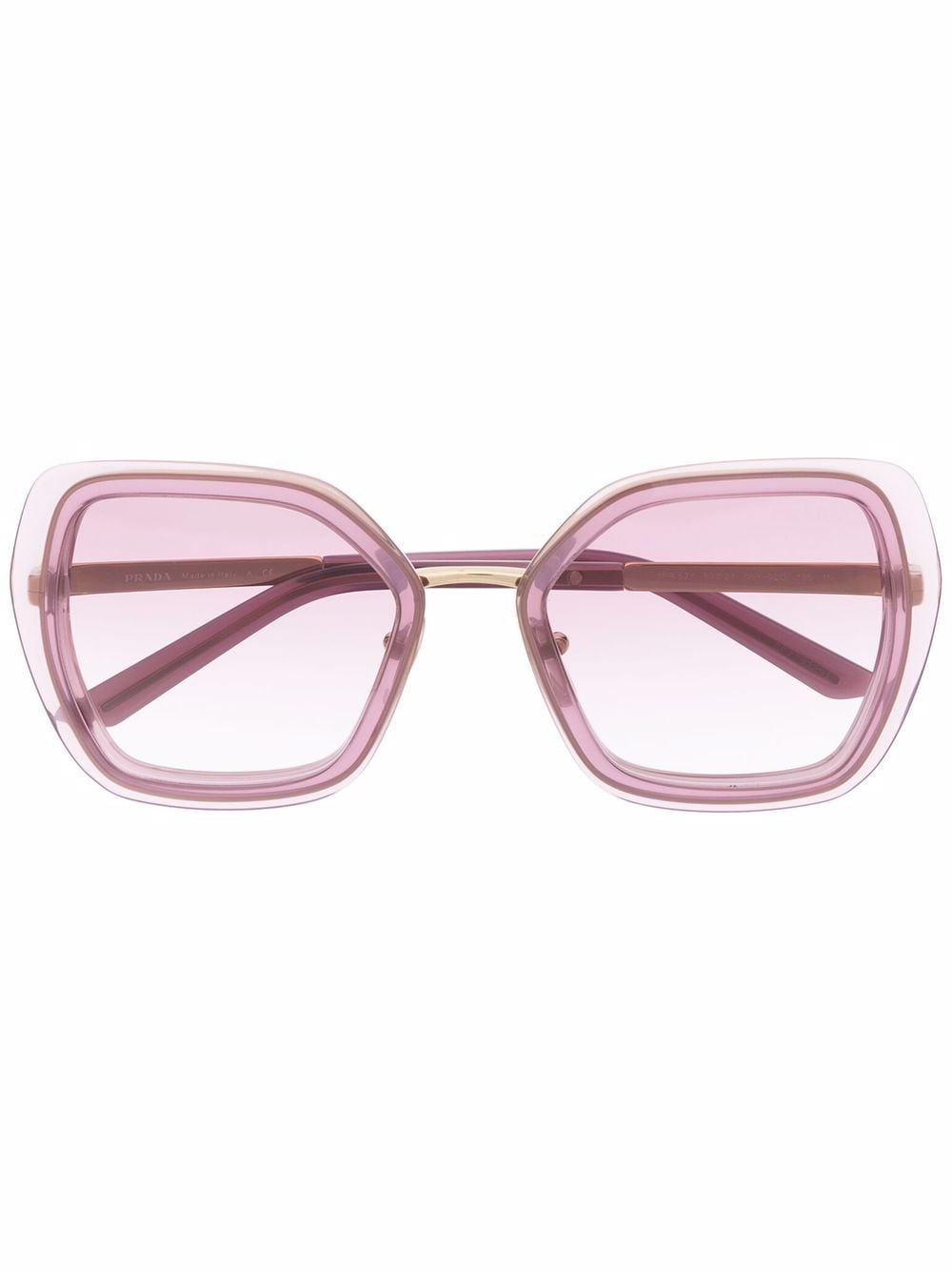 Prada Eyewear Oversized Frame Sunglasses - Farfetch