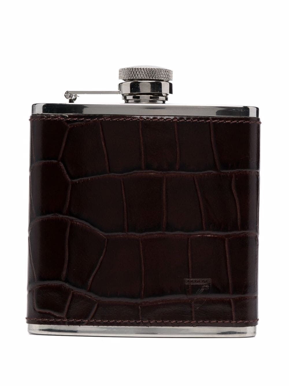 5oz croc-effect hip-flask