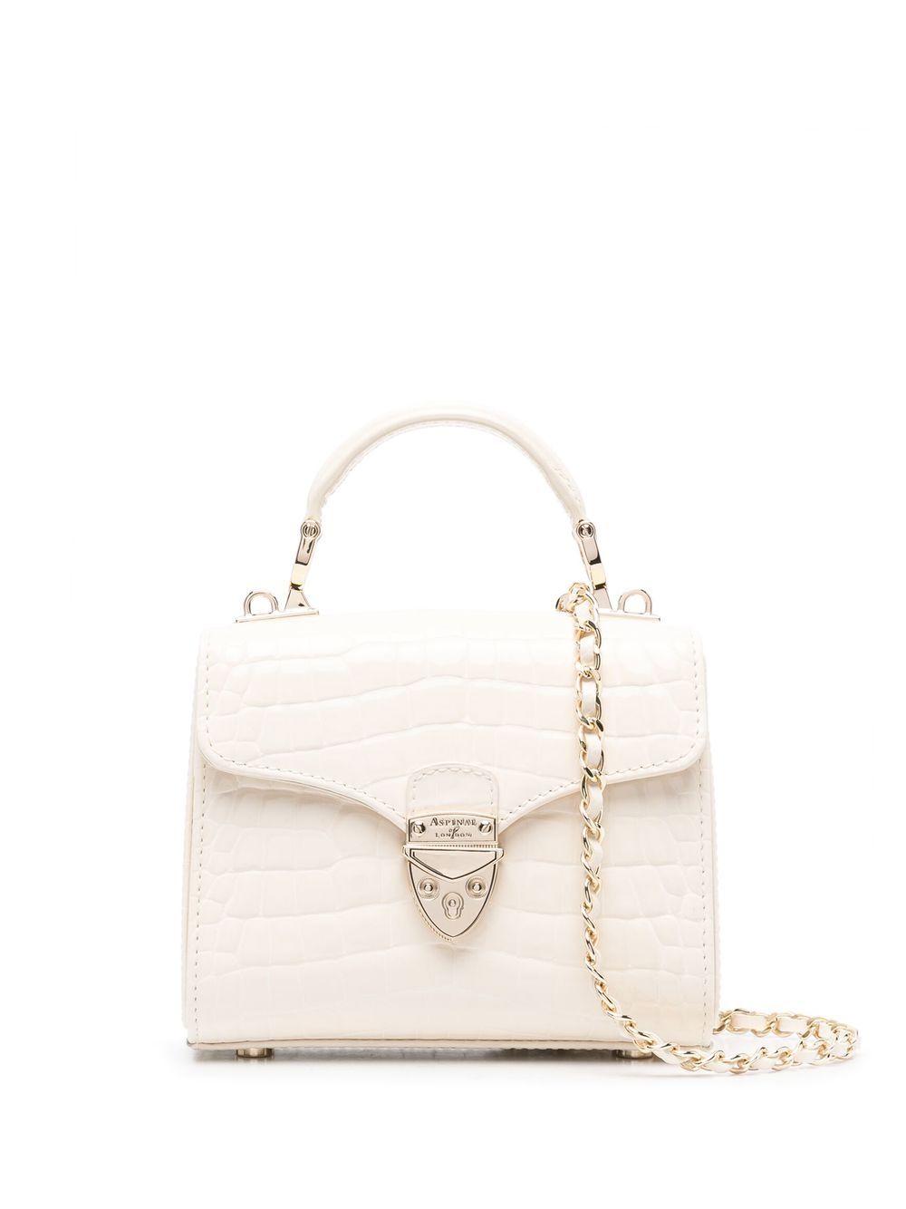 Aspinal Of London mini Mayfair top-handle bag - Neutrals