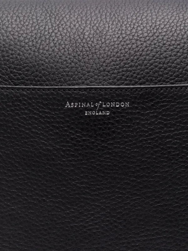 ASPINAL OF LONDON レポーターレザーショルダーバッグ Aspinal Of London レポーター レザーショルダーバッグ