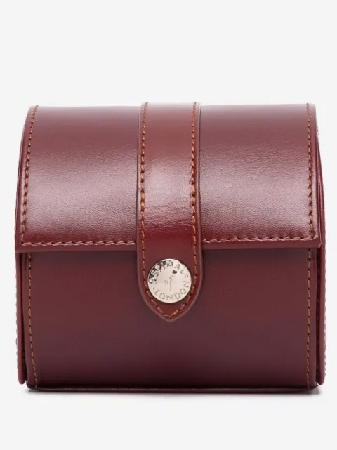 Aspinal Of London stitched logo watch case