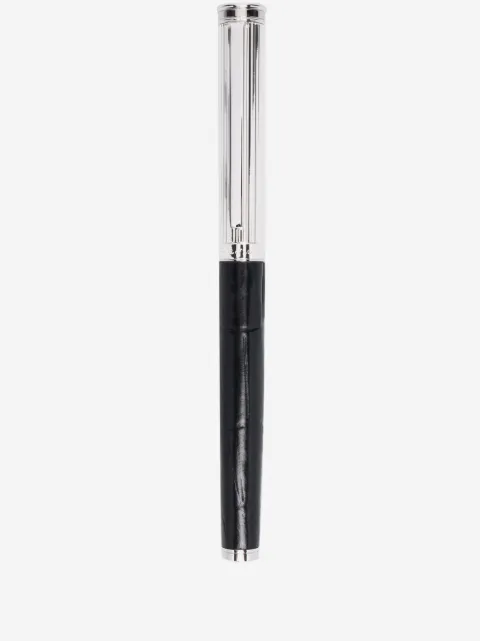 Aspinal Of London crocodile-effect rollerball pen