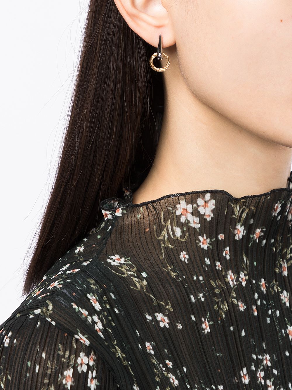 Image 2 of Charriol Infinity Zen earrings