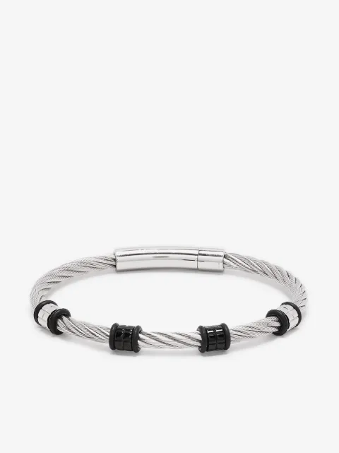 Charriol Bracelete Celtic com detalhe de corda