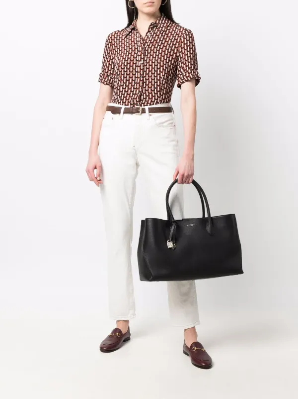tory burch leather tote