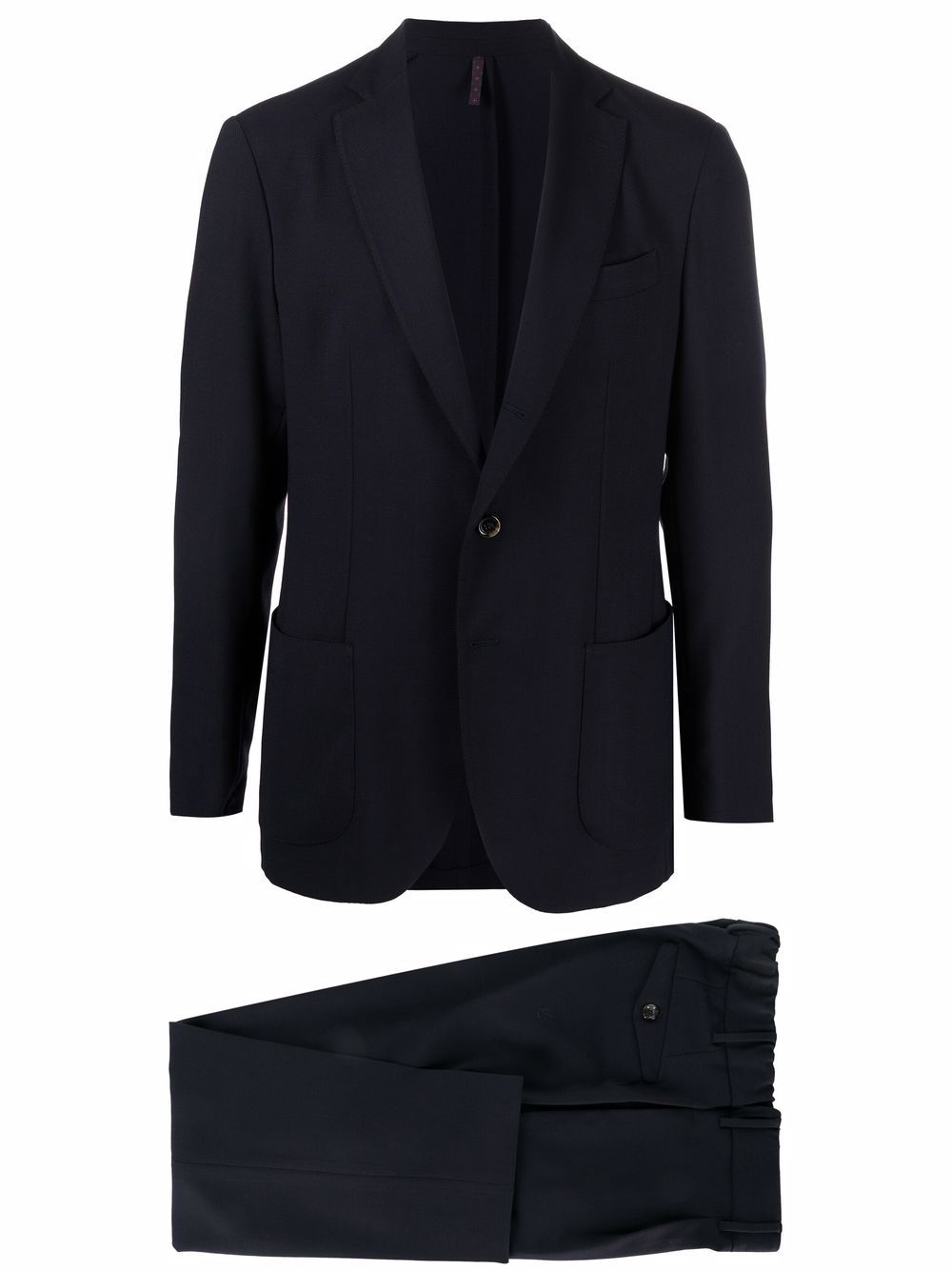 single-breasted two-piece suit