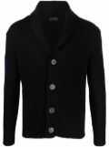 Dell'oglio chunky knitted cardigan - Black