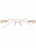 Dita Eyewear pilot-frame glasses - Gold