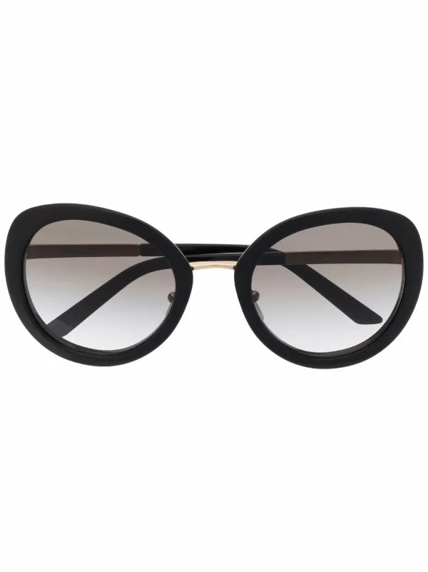 Prada Eyewear Lentes De Sol Con Armazón Redonda - Farfetch