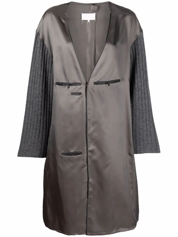 【 Maison Margiela 】コントラストドレス MM6 Maison Margiela コントラスト ドレス | ブラック | FARFETCH JP