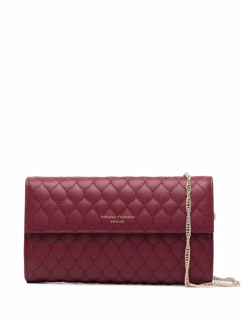 фото Aspinal of london london quilted clutch bag