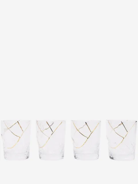 Seletti Bicchieri Kintsugi glasses (set of four)