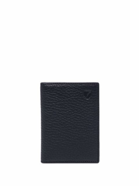 Aspinal Of London pebbled-effect double fold wallet