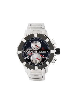 Charriol Gran Celtica Automatic Chronograph 46mm Silver FARFETCH