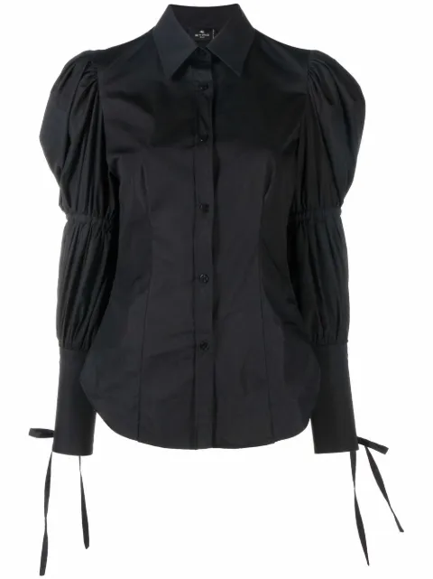 ETRO puff-sleeve cotton shirt