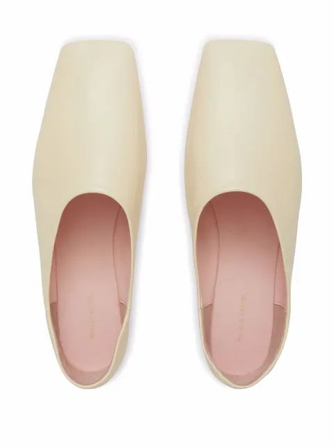 mansur gavriel square toe flats
