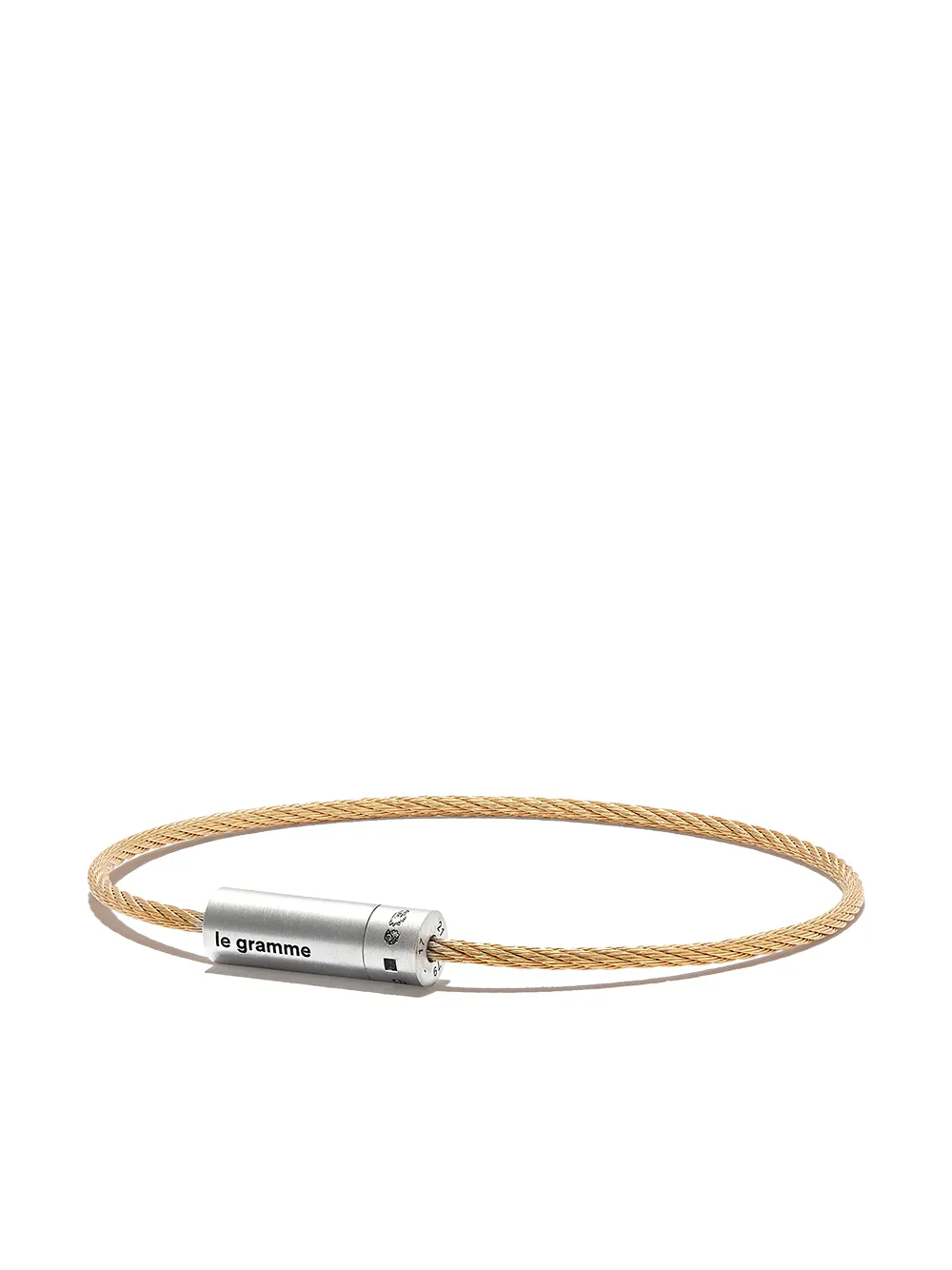 

Le Gramme pulsera Cable en oro amarillo de 18kt - Dorado