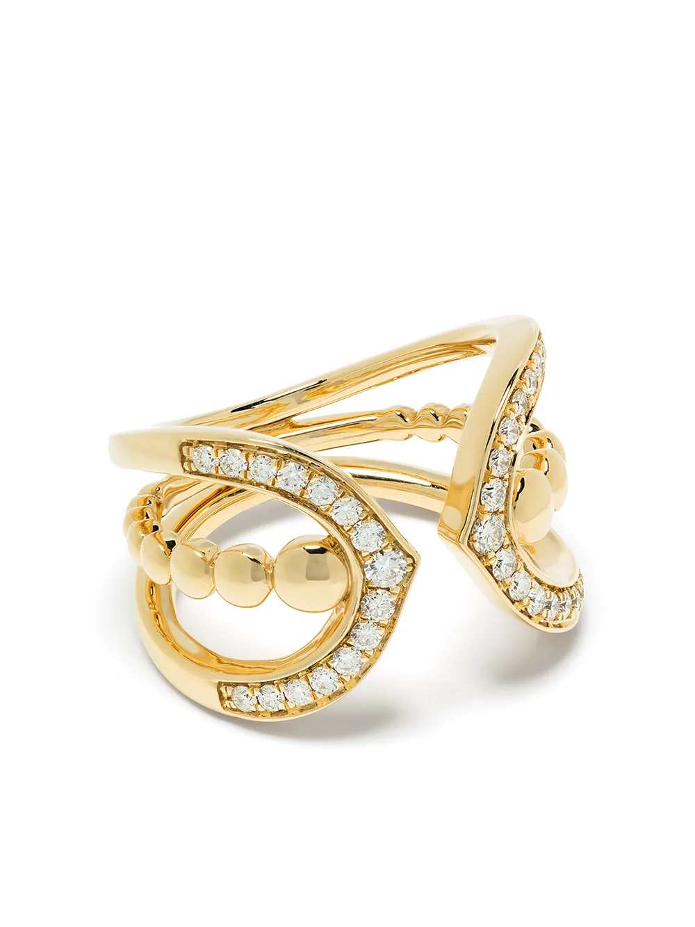 Sara Weinstock 18kt yellow gold Lucia diamond claw ring | Yellow | Image 1