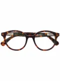 Peter & May Walk tortoiseshell round-frame glasses - Brown