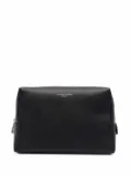 Aspinal Of London London pebbled makeup bag - Black