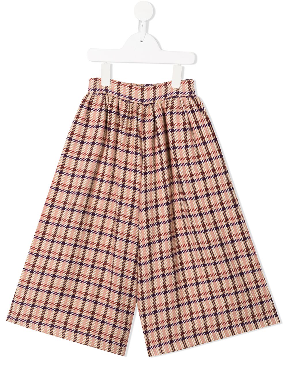 

Raspberry Plum Jodie check-pattern culottes - Brown