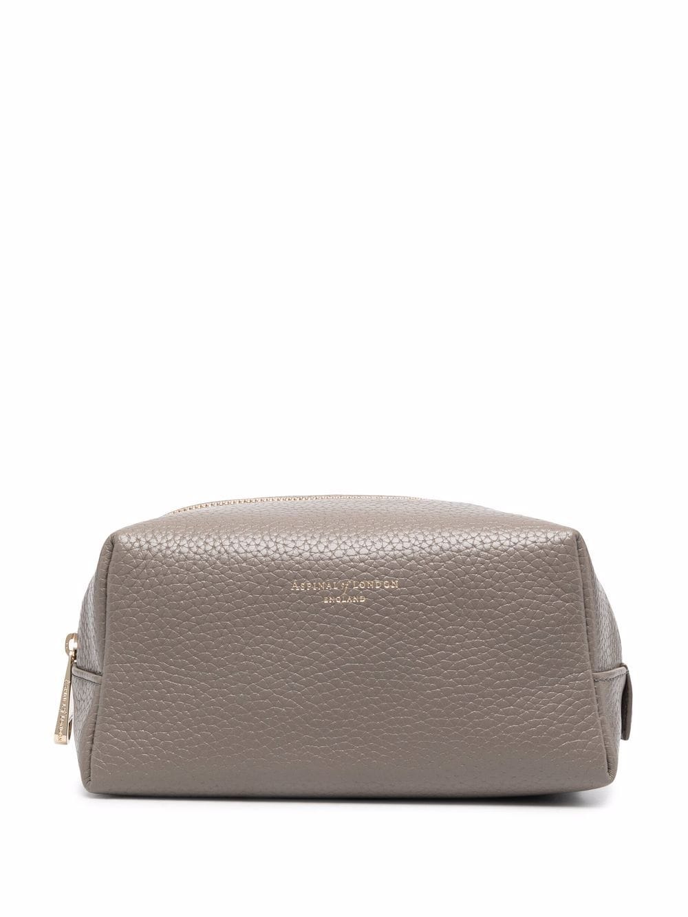 Shop Aspinal Of London pebble leather make up case with Express ...