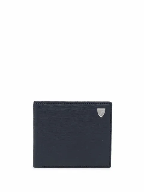 Aspinal Of London textured bi-fold wallet