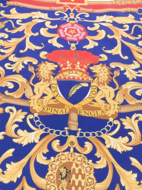 Aspinal Of London baroque-pattern print scarf 051114605320000 - 2