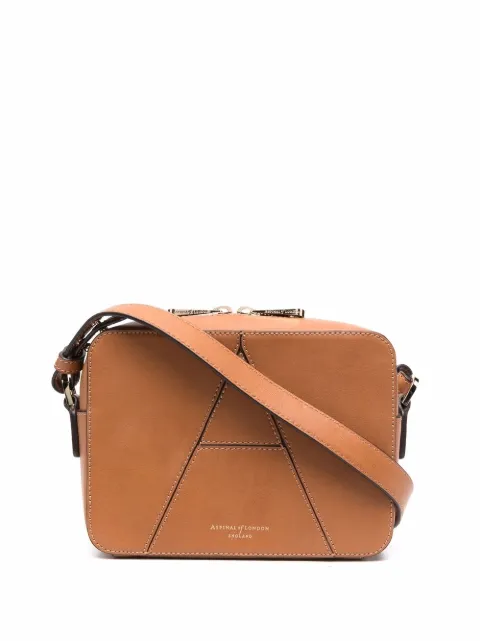 Aspinal Of London bolsa crossbody con costuras en contraste 