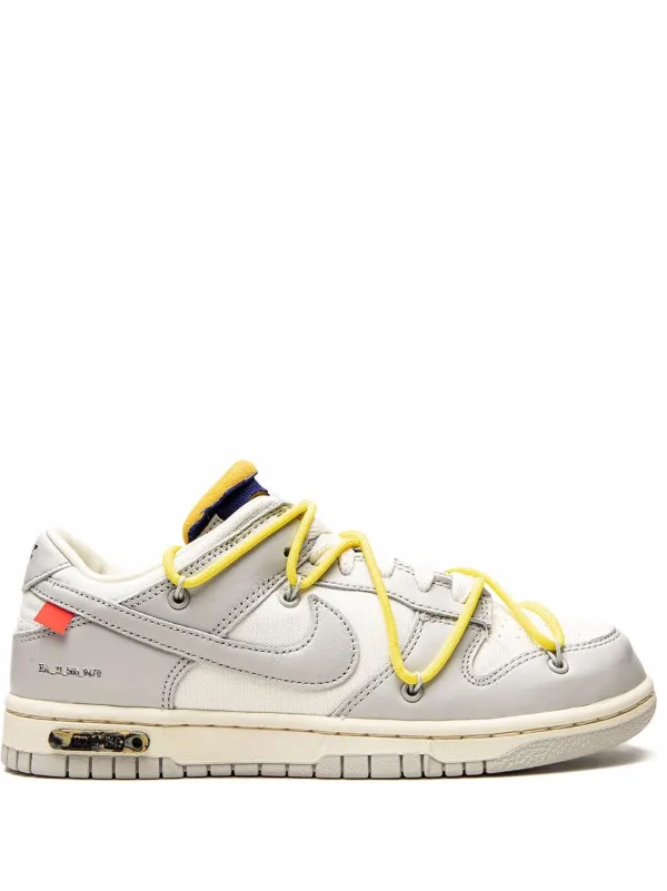 Nike X Off-White Dunk Low Lot 20 Sneakers - Farfetch