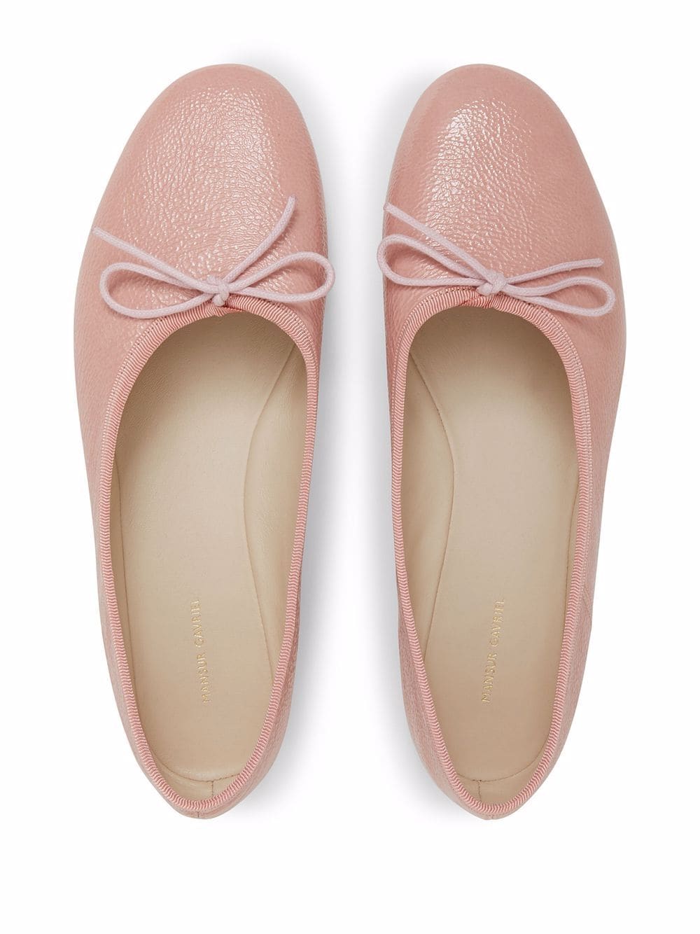 Mansur Gavriel Dream Leather Ballerina Pumps - Farfetch