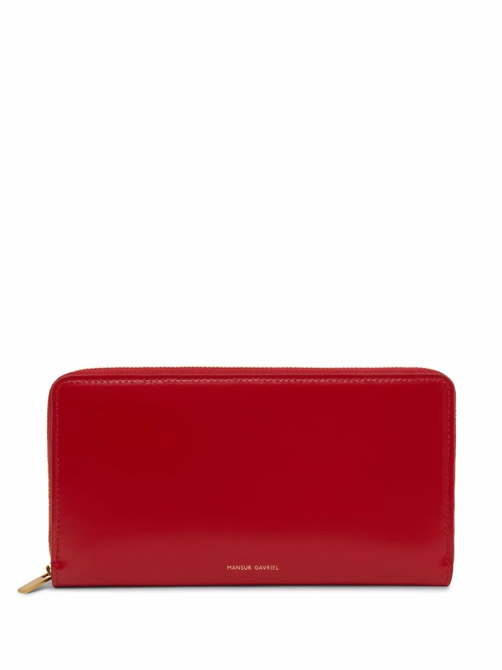 

Mansur Gavriel cartera continental con cierre - Rojo