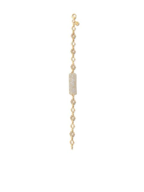 Sara Weinstock pulsera Lucia en oro amarillo de 18kt con diamantes