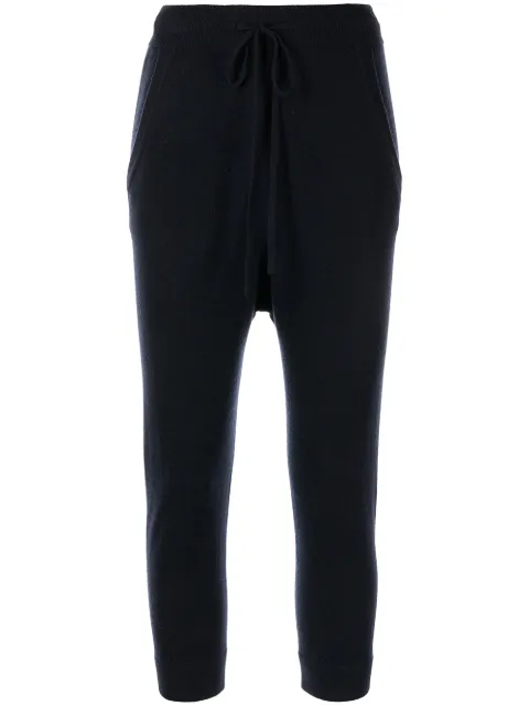 Nili Lotan Paris drawstring-waist cropped joggers