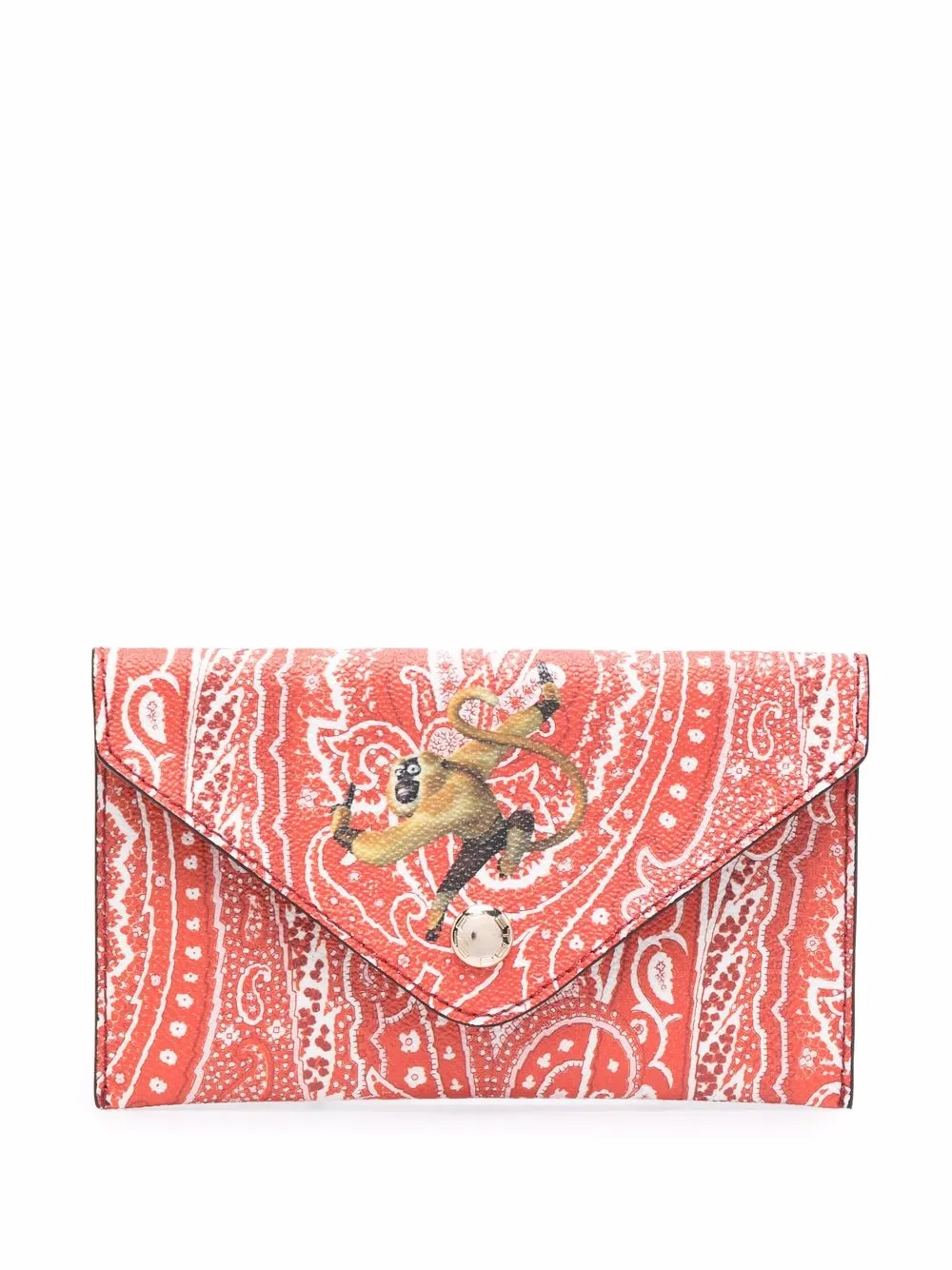 фото Etro кошелек-конверт с принтом kung fu