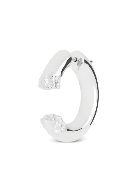 Maria Black half hoop huggie earring