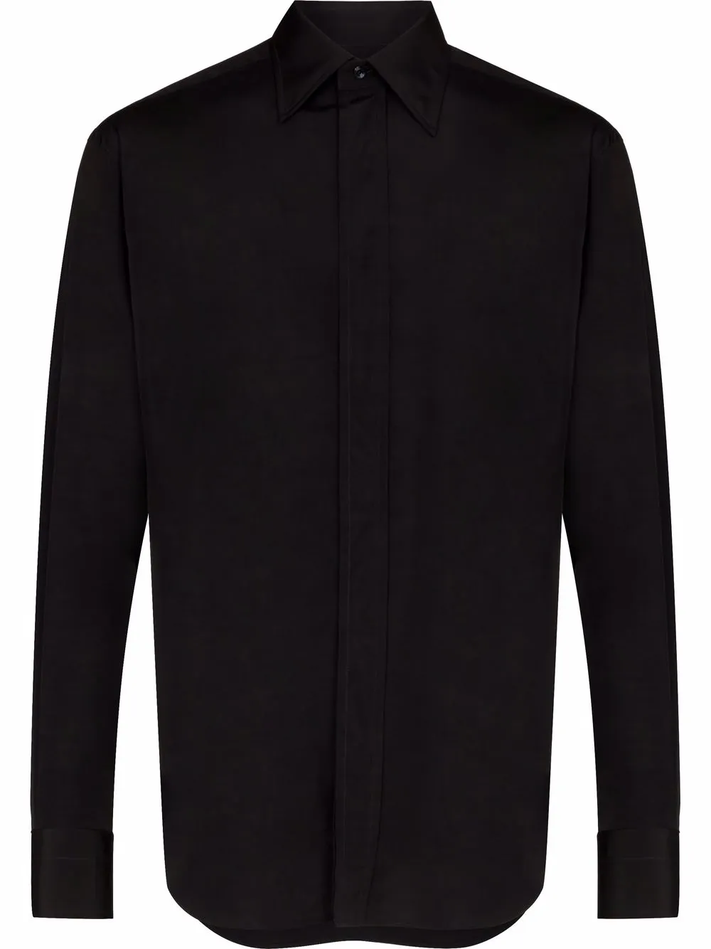 

TOM FORD regular-fit buttoned shirt - Black