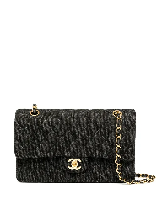 Sac porté épaule Double Flap médium (1998) - CHANEL Pre-Owned - Modalova