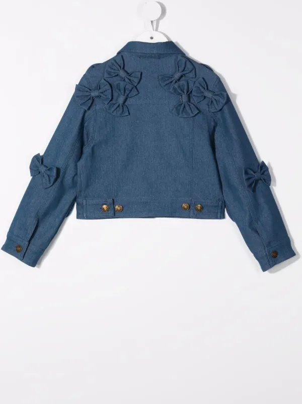 Raspberry Plum Bowie Denim Jacket 