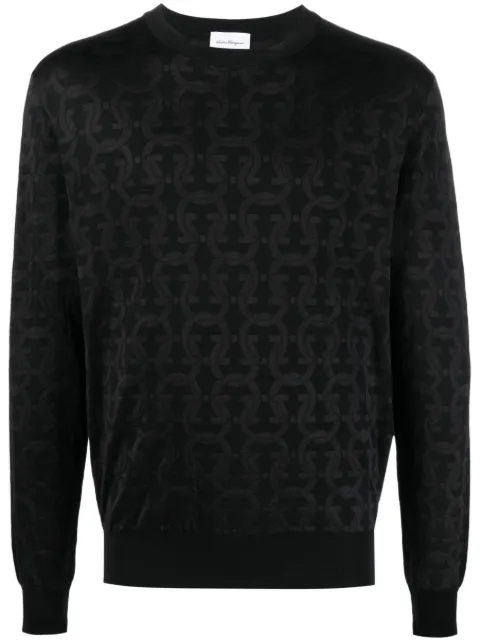Ferragamo suéter tejido en intarsia