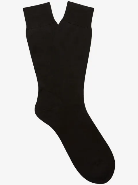 Zegna calcetines con logo bordado