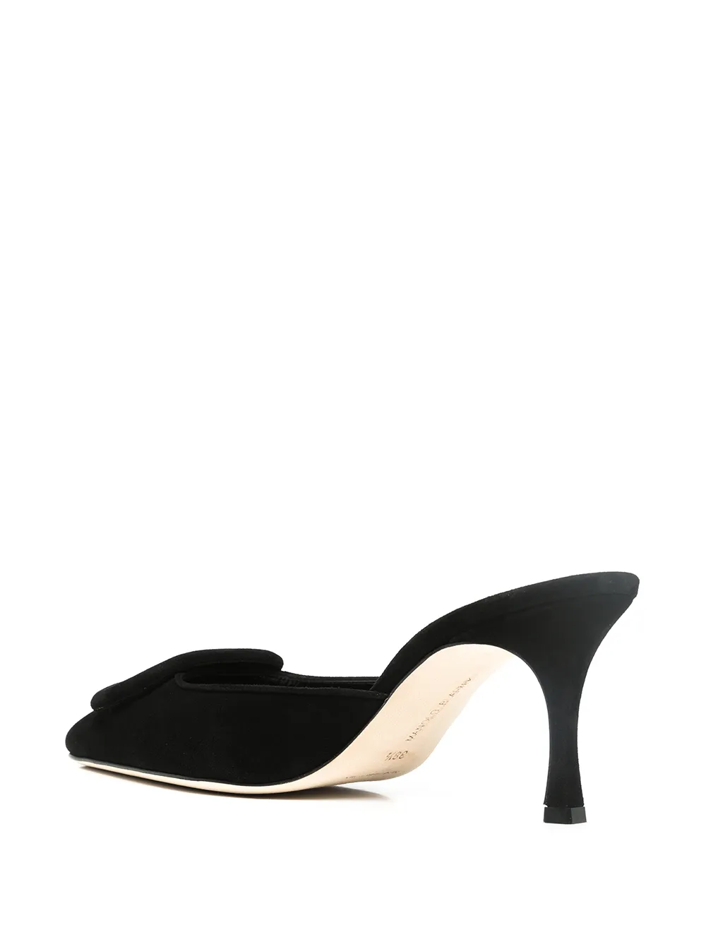  Manolo Blahnik Maysale Mules Mit Schnallen   Schwarz 