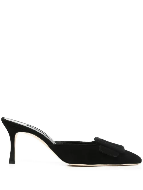 Mules Maysale à boucles - Manolo Blahnik - Modalova