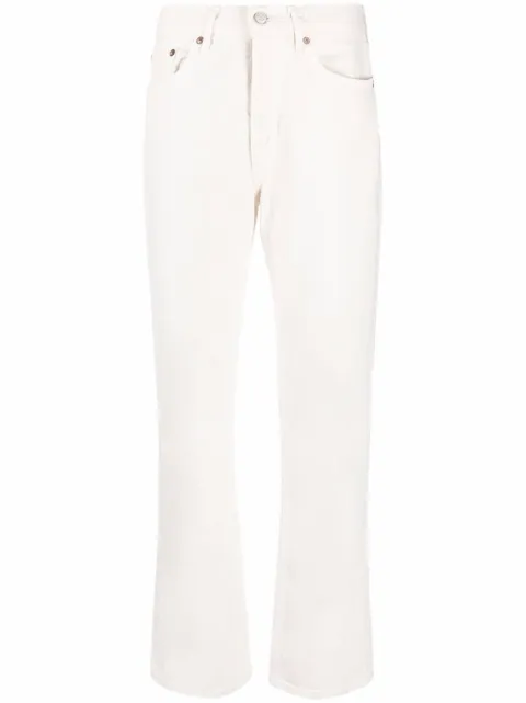 AGOLDE jeans rectos con bolsillos